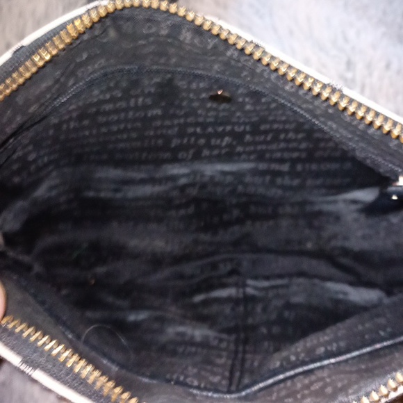 KATE SPADE Black and White Checkered Crossbody Purse - Picture 6 of 7